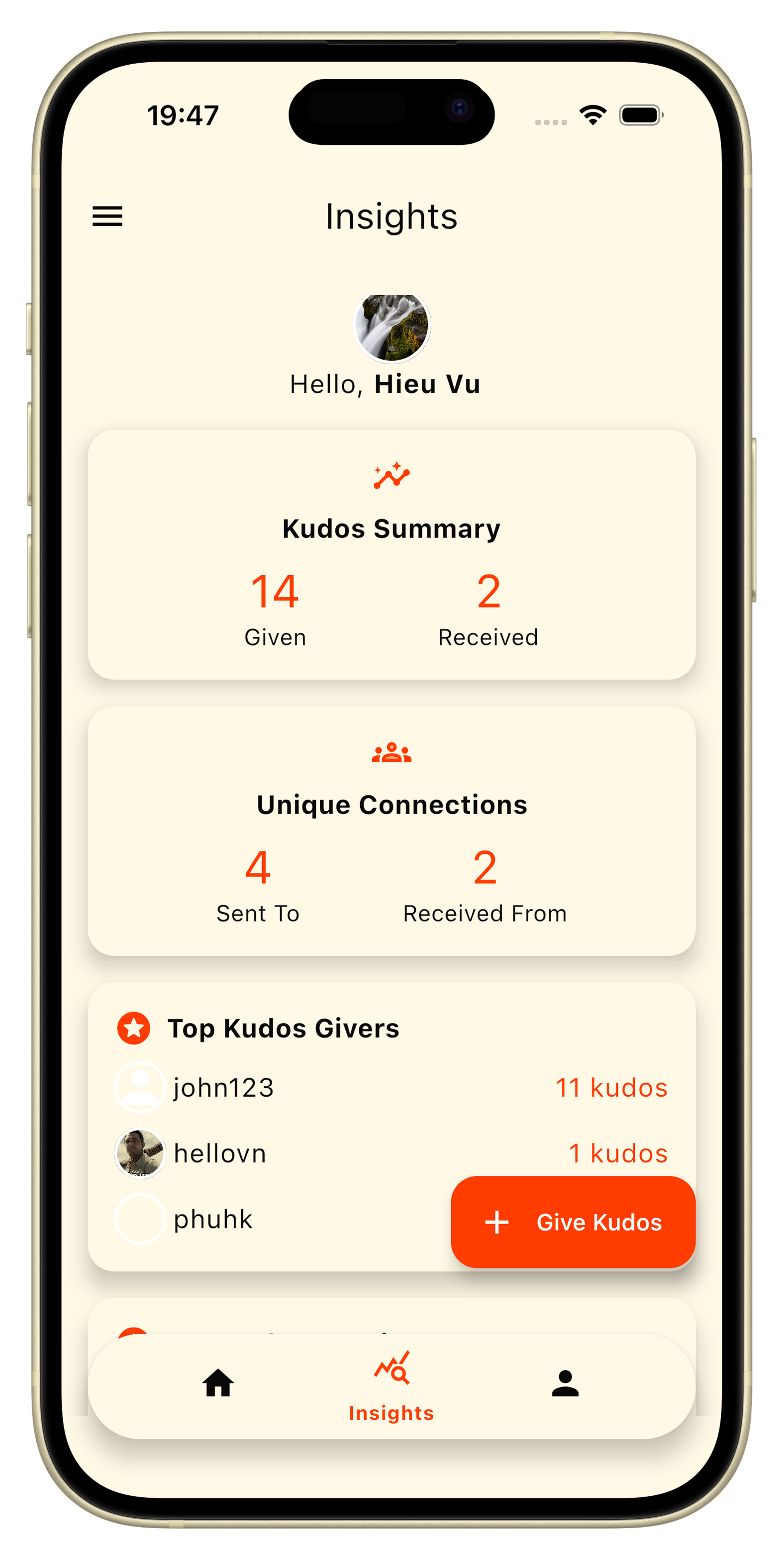 ROI of Appreciation iOS